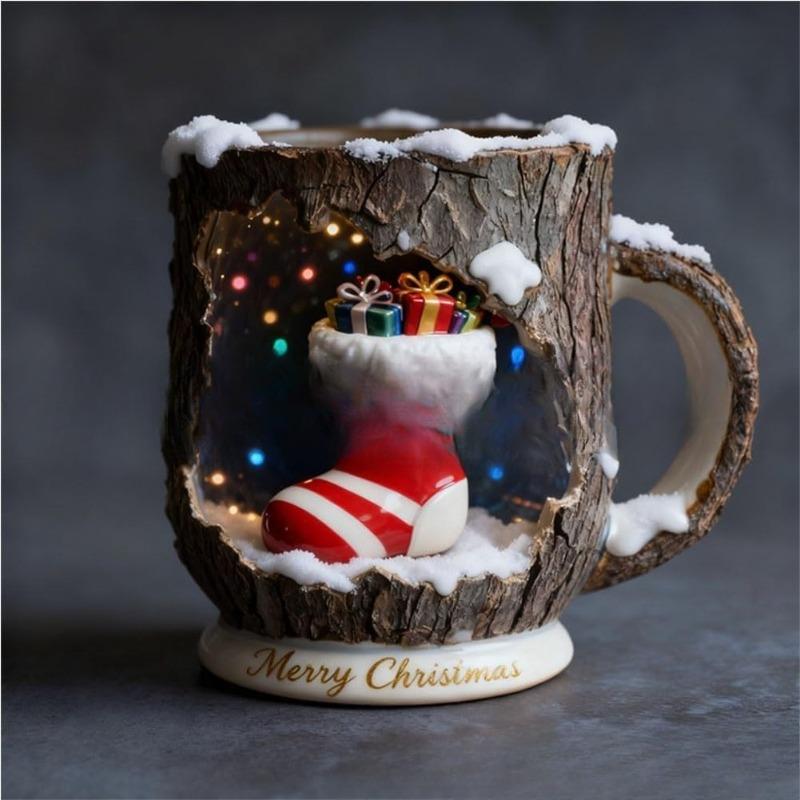 

Подарки-украшения для кружек на рождественскую тематику F