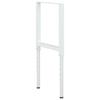 Workbench Frames - vidaXL - 2 Pcs - Metal - 55x(69-95,5) Cm - Adjustable Height