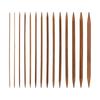 5 buc 20cm Ac de tricotat din bambus Croșete cu vârf dublu Ac din bambus carbonizat Pulover Tricotat Artizanat 13 Mărimi Instrument