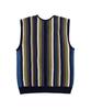 Cactusdonutmarket Vertical Stripe Knit Vest - Blue