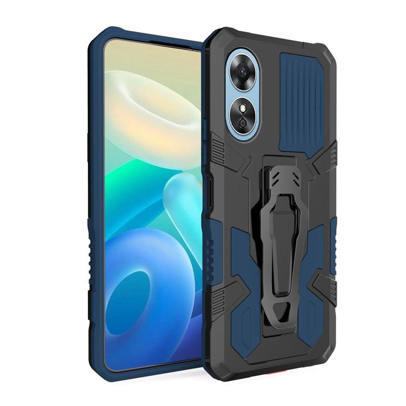 Applicable to OPPO A18 Mecha Warrior Mobile Phone Case A38 All-inclusive A78 Bracket A58 Anti-drop A57 Protective Case F21P