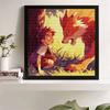 New Arrival 5D DIY Full Circle Diamond Painting "Fox and Boy" Embroidery Cross Stitch Home Decor Gift