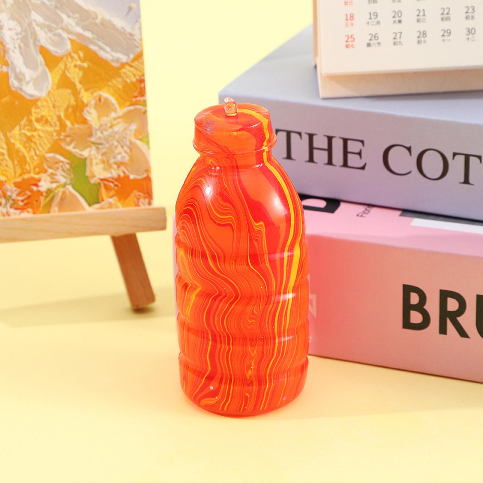 Marbled Bottle Toy, Soft Stress Relief Toy For Kids & Adults One Size