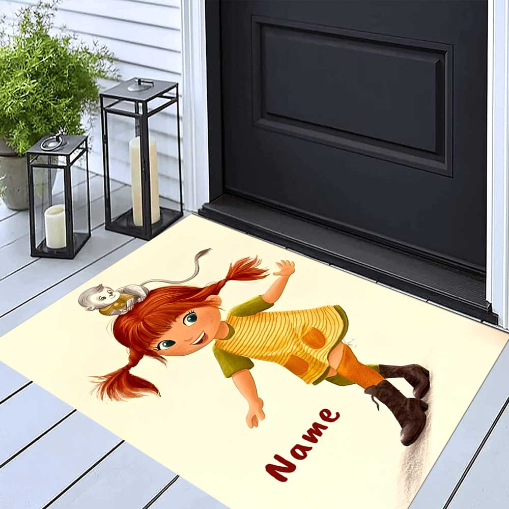 Pipi Customize your name rug, office chair cushion, home bedroom living room gift.