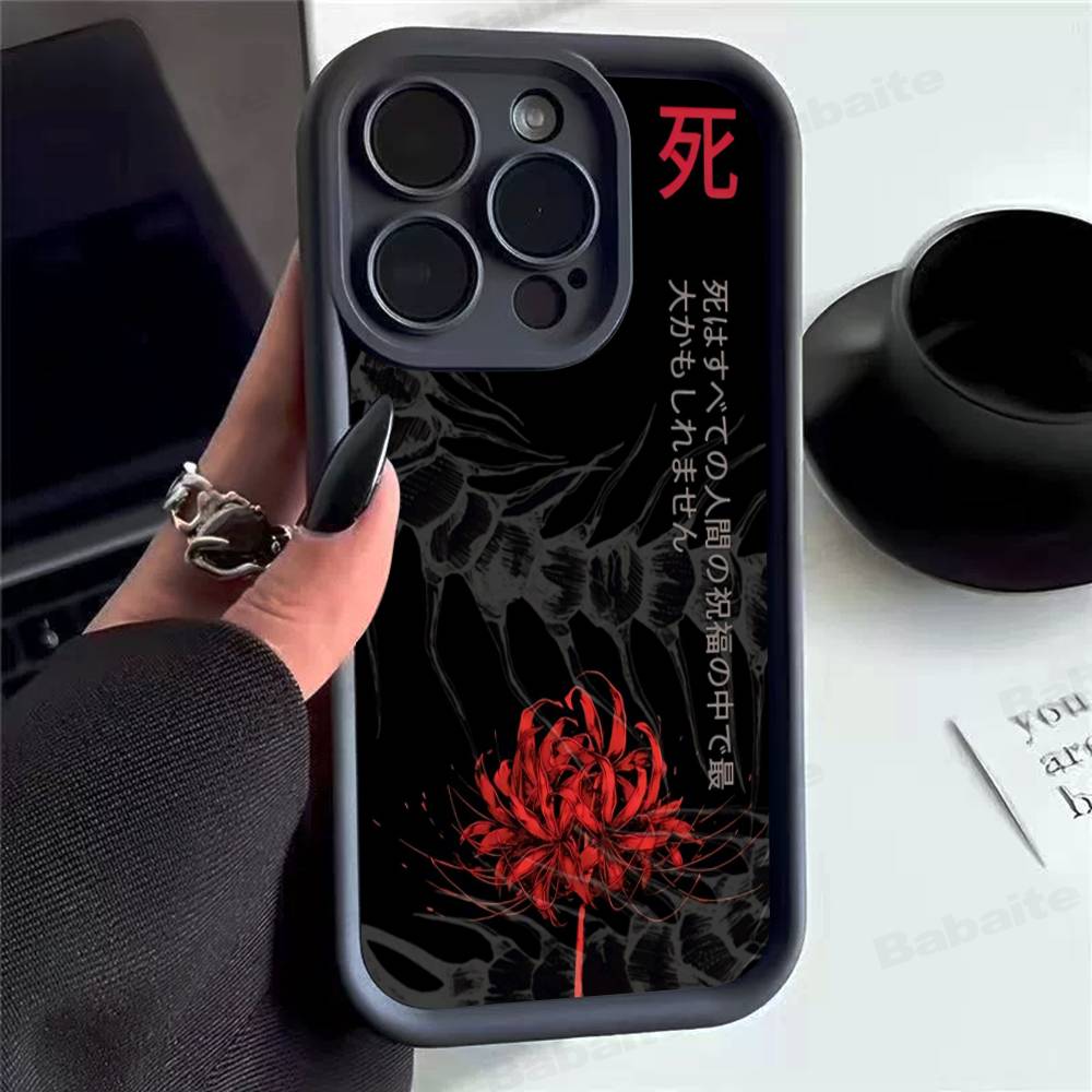Tokyo Ghoul Black Phone Case For iPhone 17 16 E 15 14 13 12 11 Pro Max Plus Back Cover