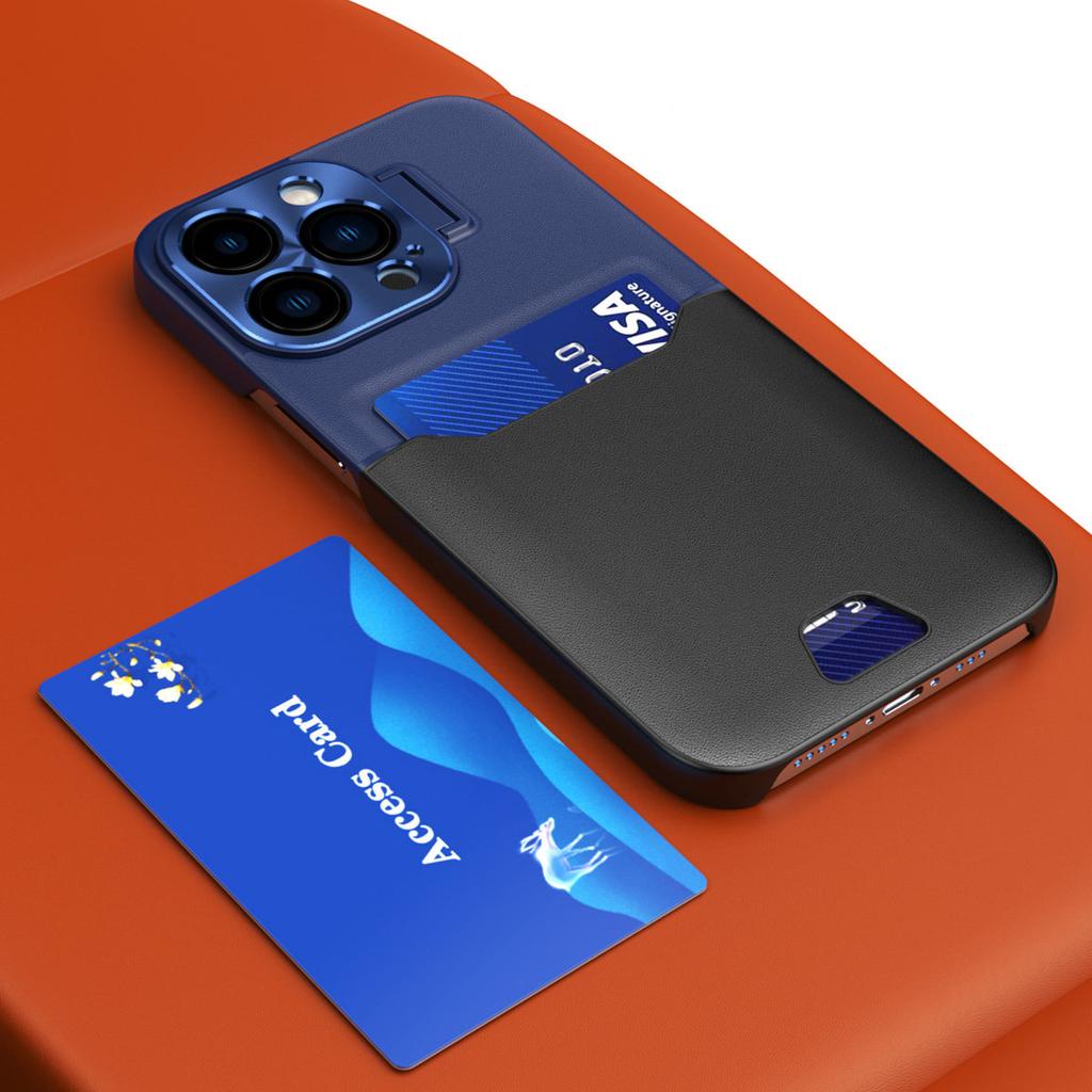 Samsung Galaxy S23+ Blue Leather Wallet Case with Stand & Card Slot