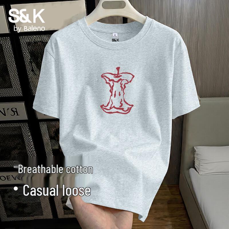 Baleno Women s Apple Print Cotton T-Shirt 2XL