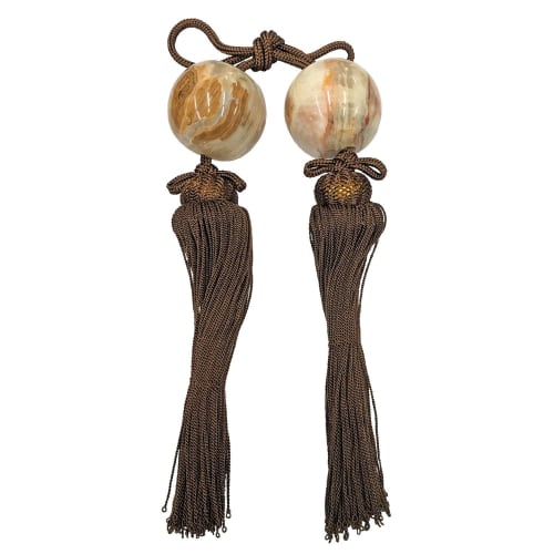 

Fukui Metal Crafts Wind Chime, Brown Onyx, Hanging Scroll, Tea Ceremony Utensil, 7206