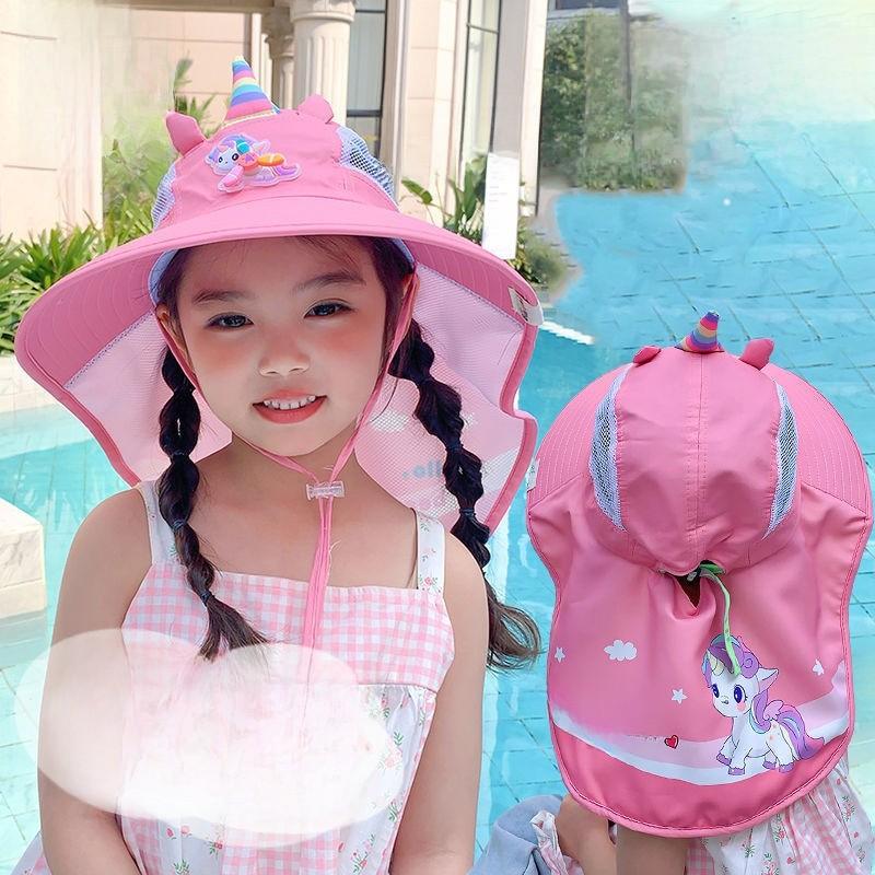 My Little Pony Childrens Sun Hat With Wide Brim And Sun Protection For Girls And Babies
