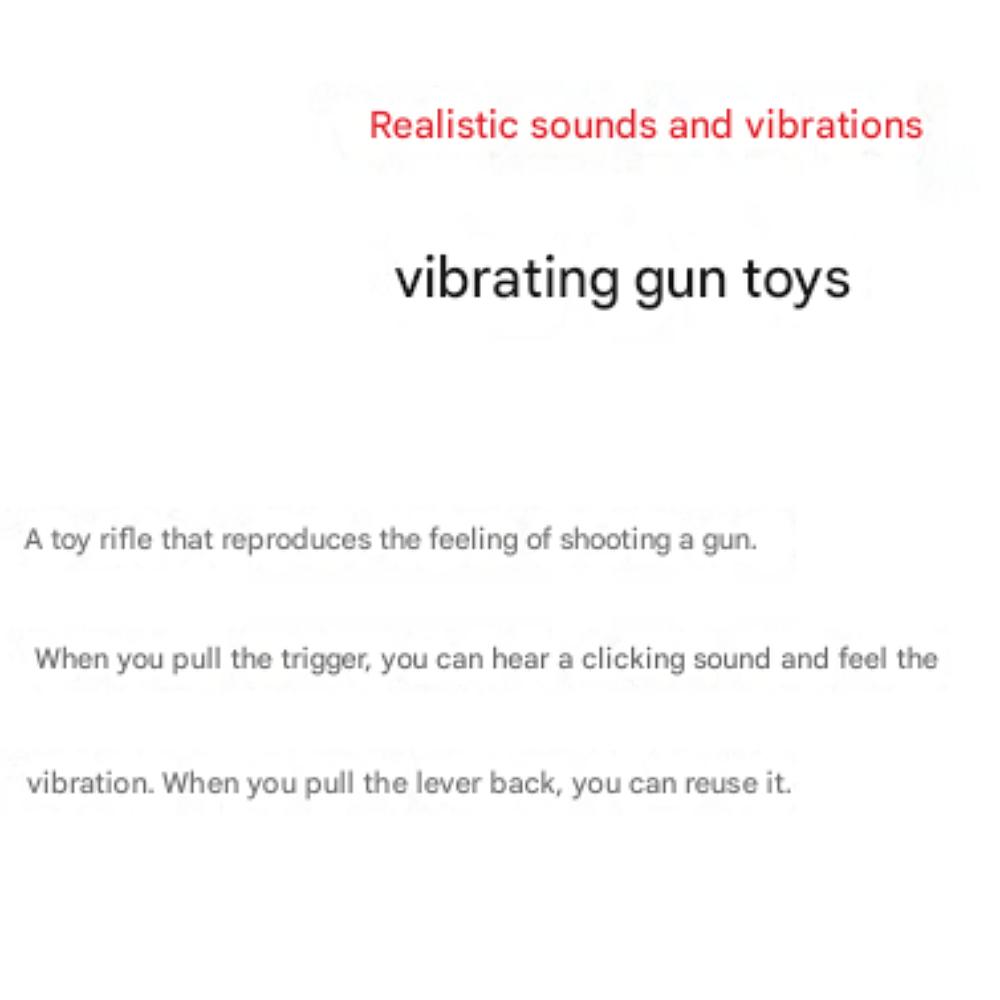 Realistische Geräusche und Vibrationen, Vibrations-Spielzeugwaffen