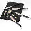 Stainless Steel Cream Knife, Black Plastic Handle Butter Knife, Western Tableware Small Jam Knife