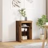 LED Sideboard Reclaimed Wood Look 41 X 37 X 67 Cm Engineered Wood