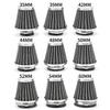 1PC Universal 35-60mm Motorcycle Tapered Air Filter Cleaner Dirt Pit High Air Flow Filter Moto Conical Air Filter Dirt Cleaner