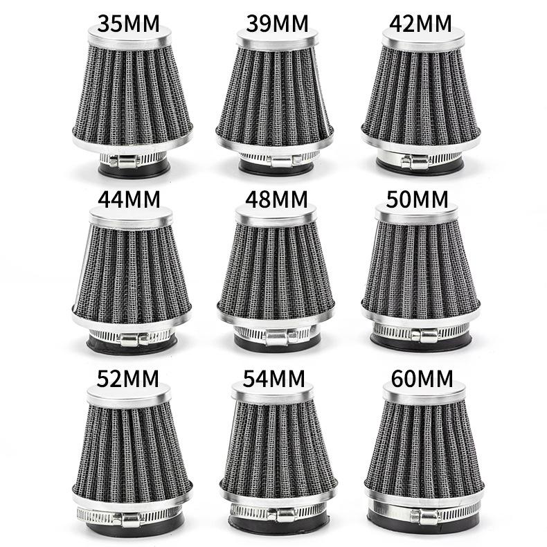 1PC Universal 35-60mm Motorcycle Tapered Air Filter Cleaner Dirt Pit High Air Flow Filter Moto Conical Air Filter Dirt Cleaner