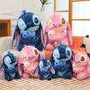 Stitch Kuscheltier Weicher Rosa Samt Stofftier Puppe Geschenk für Kinder Spezielle Charaktere Enthalten