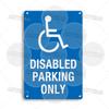 Metallschild Fahrrad Behindertenmotorrad Parkplatz Schild Fahrräder nicht am Zaun befestigen