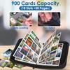 900 Pocket Trading Card Binder - 9-Pocket Black Card Album with Acid-Free Pages for Standard Sport & Game Cards - Durable Card Storage Binder