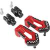 Rear Passenger Foot Pegs CNC Aluminum Footrest Compatible with Kawasaki Ninja 400 Z400 2018-2023 Non-slip Foot Rest Pedals Motorcycle Parts