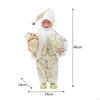 18 Inch Santa Decoration Figure with Gift Bag for Home And Office