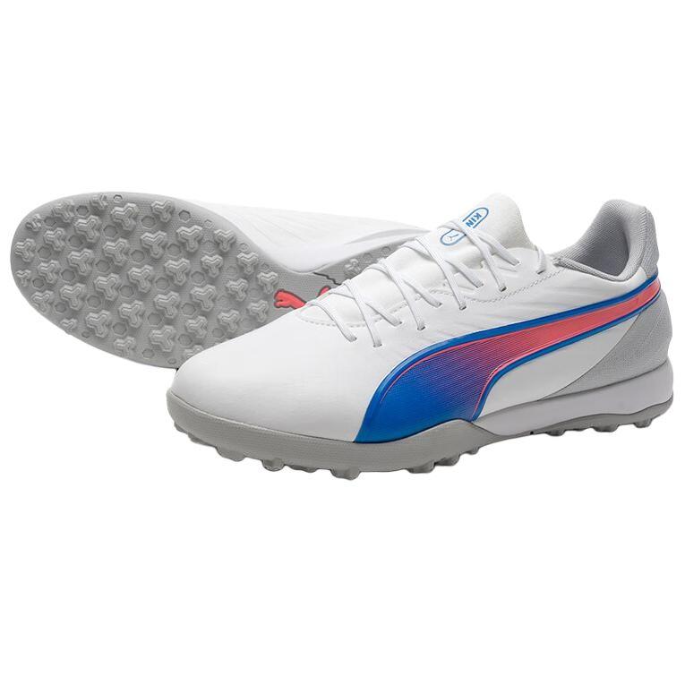 Puma King Match Comfortable Versatile Soccer Shoes Men sneaker Blue White 107879-02