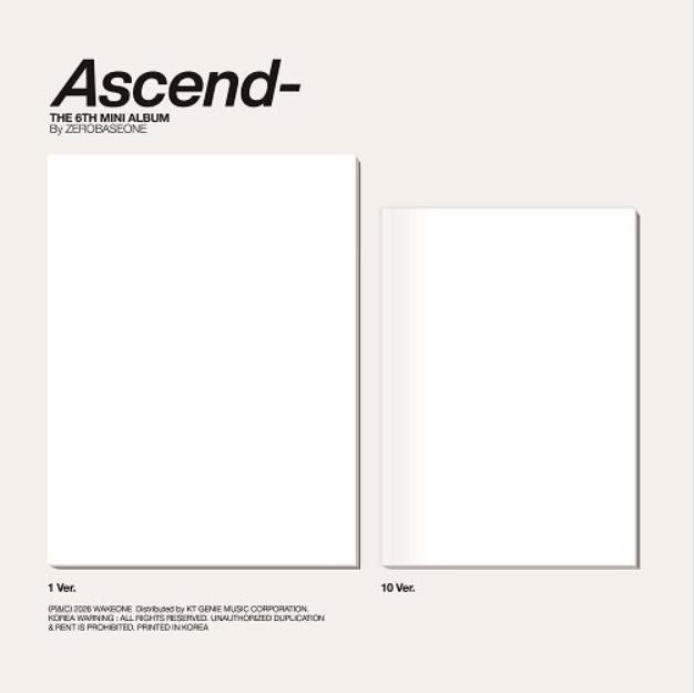 

[предзаказ] ZEROBASEONE 6-й мини-альбом [Ascend-] Фотобук Вер.. (1 версия. & 10 Вер. Установить / Случайный) 1 Random