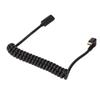 Type C Charging Data Cable Male to Female 4K 60Hz U Shaped Elbow Spring Data Extension Cord for Car Laptop PC