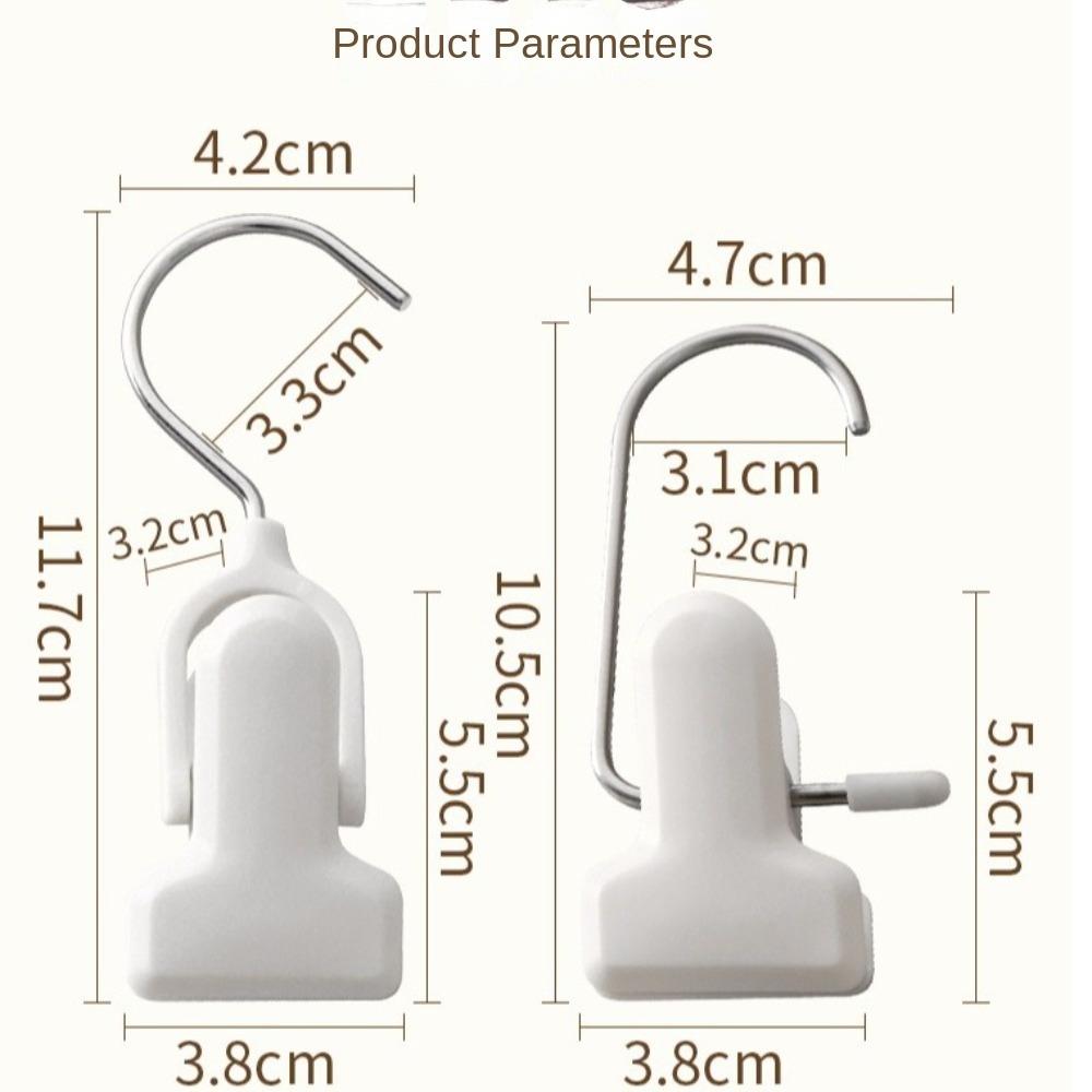 2pcs Clothes Pins Pants Clip Storage Clothespin Easy to Use Clothes Hat Sock Clip Home