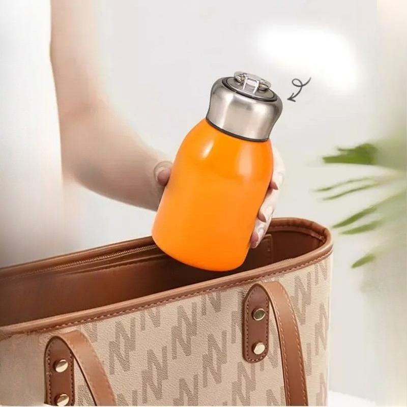 1pc 300ml Mini Insulated Stainless Steel Travel Mug - Keeps Drinks Hot Or Cold for Hours - Perfect for Camping and Travel.