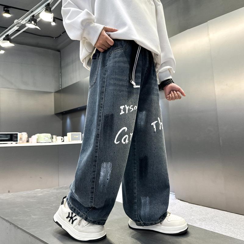 Boys' Autumn Jeans 2025: New Style, Handsome Rogue Fit for Middle & Big Kids