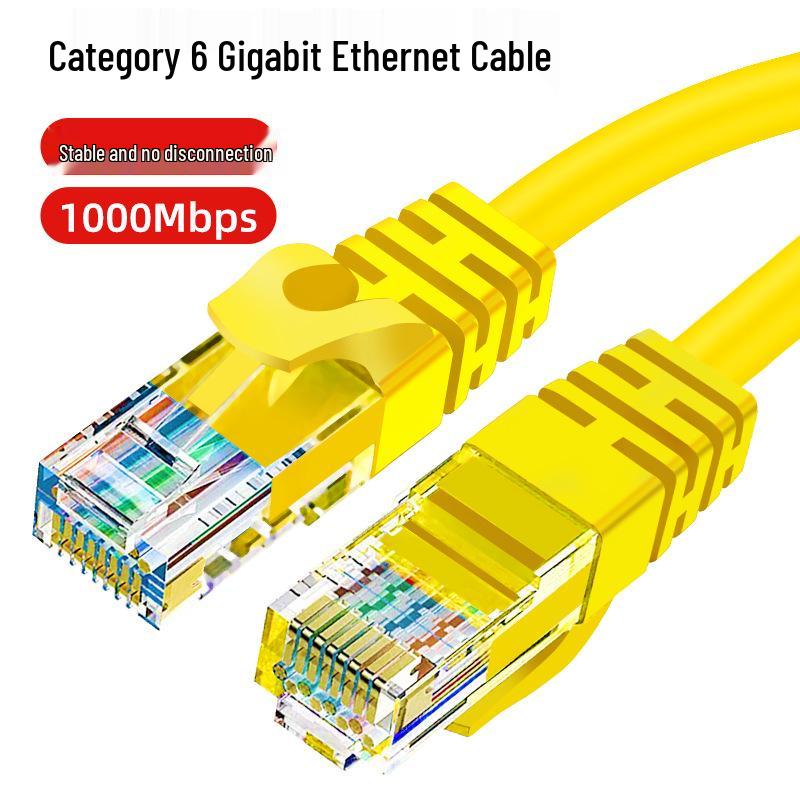 Cat6 Gigabit Ethernet Cable for Home and Router Network Connections