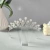 Elegant Korean Pearl Bridal Crown - High-End Simple Headdress for Birthdays & Parties