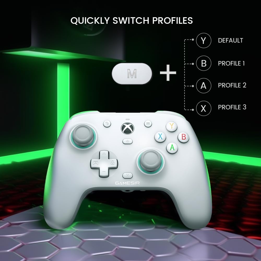 GameSir G7 SE Wired Controller for Xbox One, Xbox Series X|S, and PC, Gamepad with Hall Effect Joystick and 3.5mm Audio Jack