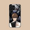 Death Note Kira Light Mobile Phone Case for Samsung Galaxy S26 S25 S24 S23 S22 S21 S20 Note20 Plus FE Ultra Glass Colorful Cover