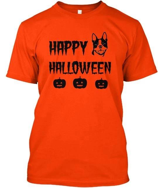 Boston Terrier ~ Happy Halloween TTshirt Made in the USA Size S to 5XL XL