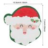 Christmas Sponges Kitchen Dual Sided Scrub Bowl Pot Cleaning Sponge Santa Christmas Tree Gingerbread Man Cleaning Tools