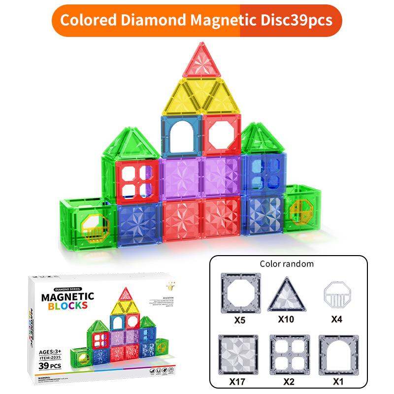 

Color Window Drill Surface Color Large Magnetic Sheet Building Block Children S Magnet Puzzle Toy Assembly Puzzle Magnetic Sheet