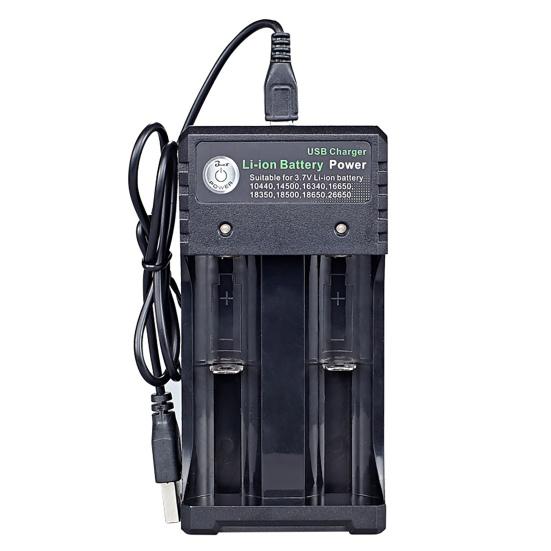 Pil Şarj Cihazı Çok Fonksiyonlu Bağımsız Şarj Çift Yuvalı 4.2V USB Akıllı Pil Şarj Cihazı 18650 18500 14500 26650 için Test Kapasitesi