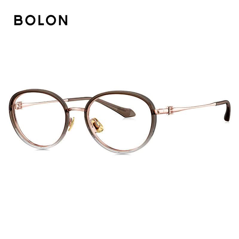 BOLON BA6065 Light Titanium Oval Unisex Optical Frame