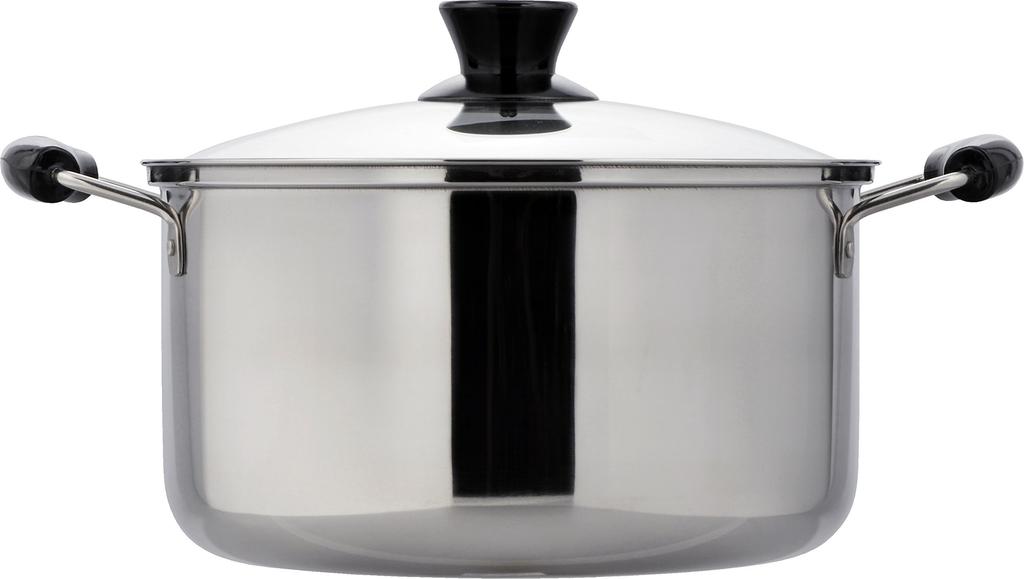 Wahei Freiz NR-7735 Stainless Steel Double-Handled Pot with Strainer, IH Compatible, 26cm, by Nabeya Daisaku