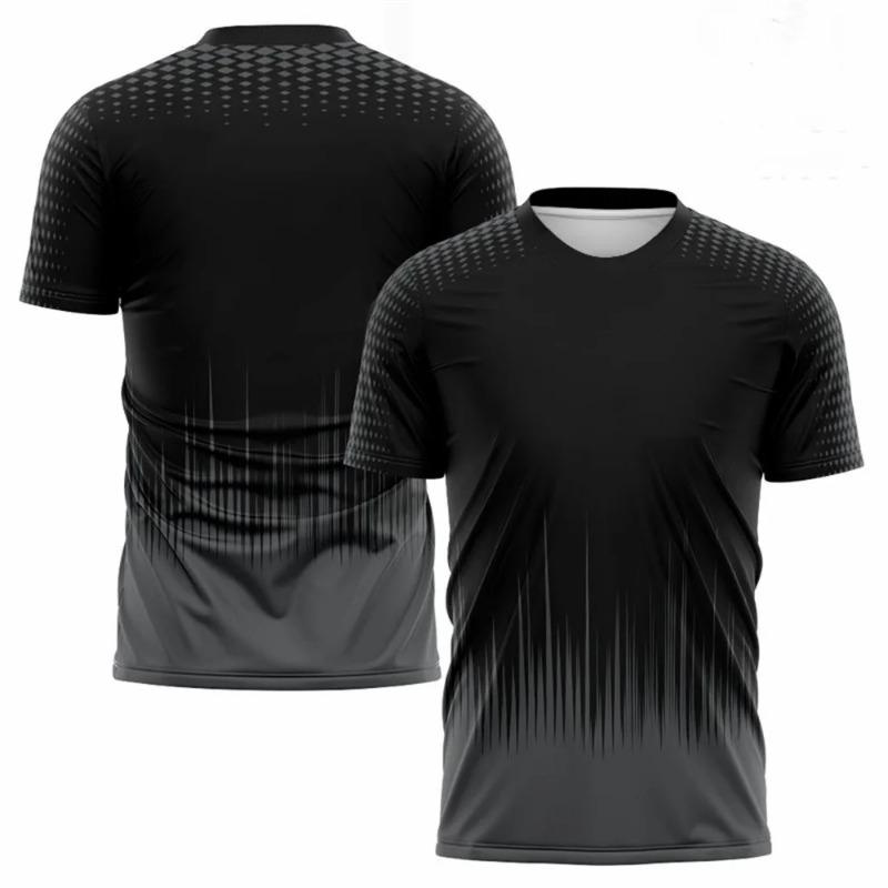 

Harajuku degraded men s T-shirt, badminton and tennis training suit XXS