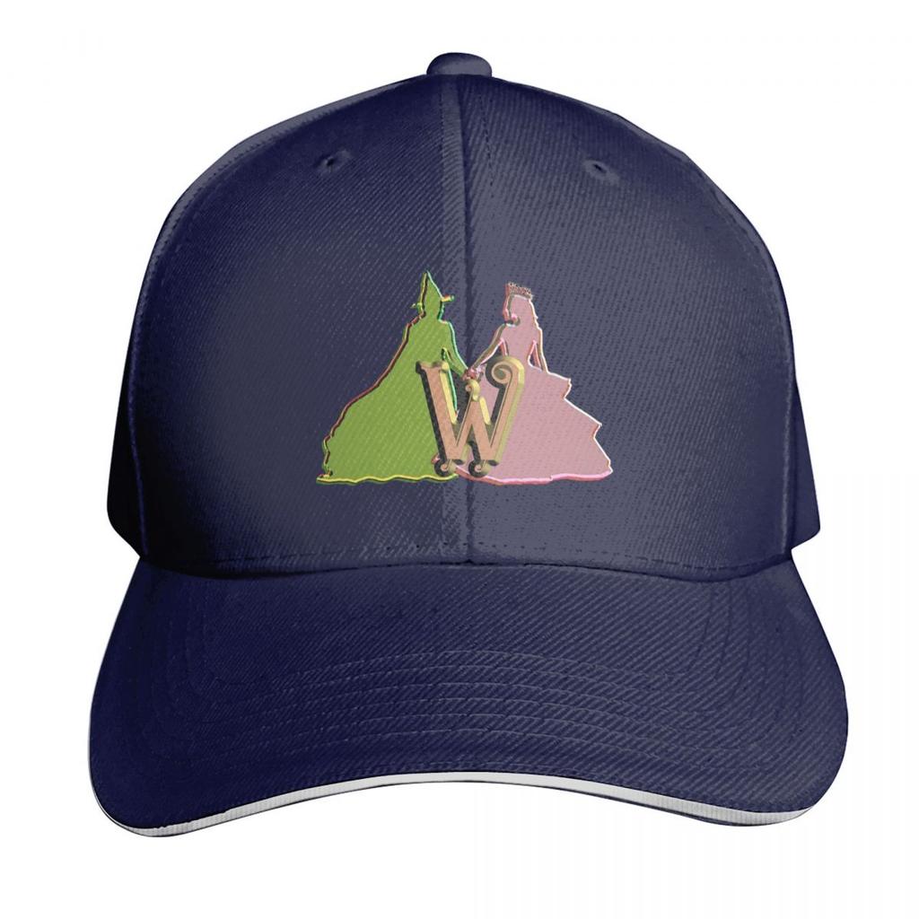 Wicked Film Glinda Und Elphaba Logo Kappe Mode Lässig Baseballkappen Verstellbare Mütze Hip Hop Sommer Unisex Baseballkappen