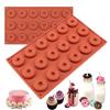 Mini Stampi in Silicone per Ciambelle per Caramelle Gommose, Stampo per Cereali Fruit Loop, Teglie per Ciambelle ad Anello per Fare Cioccolato, Candele, Sapone, Cera Fusa