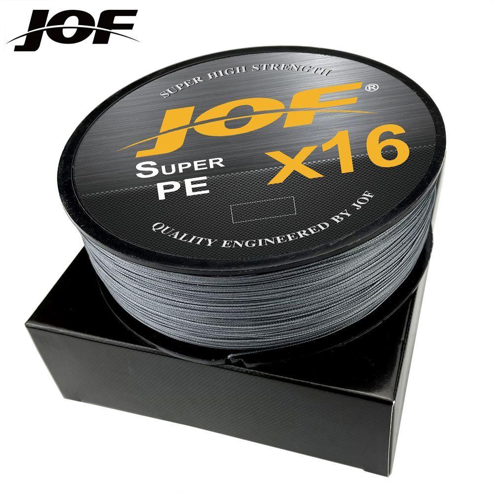 JOF16 12-strand PE Braided River & Saltwater Fishing Line 500m Abrasion-Resistant Smooth-Running High-Strength Long-Cast