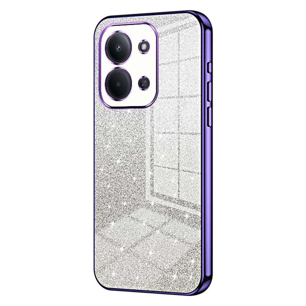 Phone Case For Xiaomi Poco C85 4G (173mm) / Redmi 15C 4G (EU) (173mm) / 15C 5G (EU) (173mm) Electroplating Gradient Glitter TPU Phone Cover