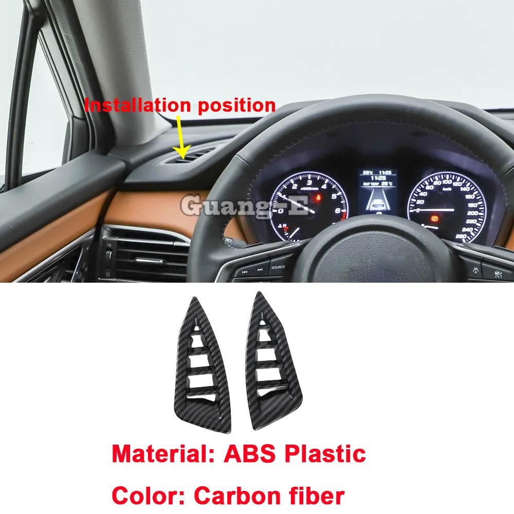 For Subaru Outback BT    ABS Button Armrest Cup Shift Knob Box Fog Light Frame Front Side Air Vent Outlet Trim Parts