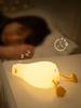 Lying Flat Duck Night Light Silicone Dimmable Nightlight Rechargeable Bedside Touch Lamp for Breastfeeding Kawaii Room Regalos