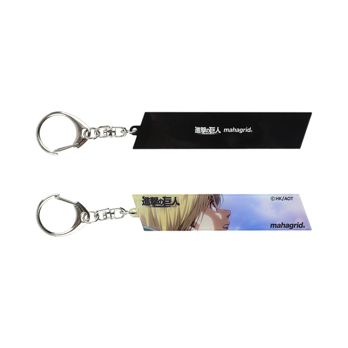 Mahagrid x Attack On Titan AOT Acrylic Keyring Armin ONE SIZE разноцветный