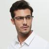 Vintage Unisex Half Frame Anti Blue Light Myopia Eyeglasses Optical Diopter Business Eyewear Near Sight Glasses