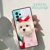 Cartoon Maltese Dog phone case For Samsung Galaxy A42 A31 A40 A51 A71 A32 A80 A91 A52 A72 A73 A20e A21S A50 A70 A11 A12 Cover