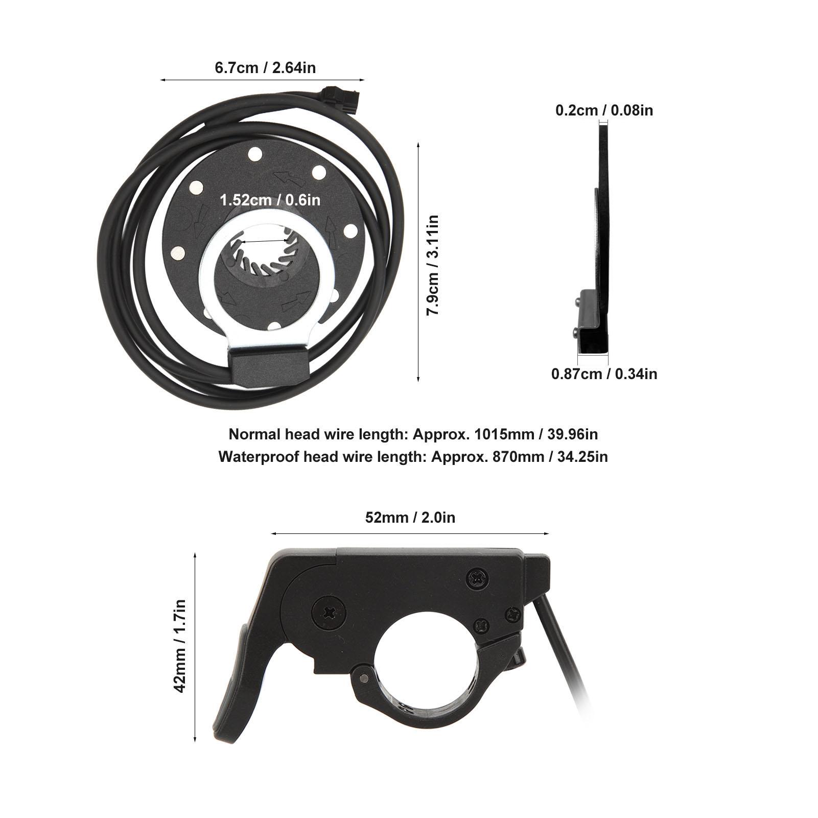 36V 48V 250W Electric Bike Conversion Kit Motor Controller Thumb Throttle PAS Pedal Assist Sensor Display Meter